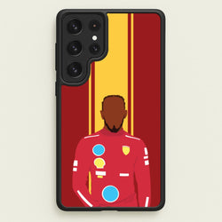 Hamilton In Red  - F1 Phone Case for Galaxy S22 Ultra