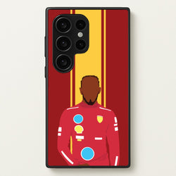 Hamilton In Red  - F1 Phone Case for Galaxy S24 Ultra