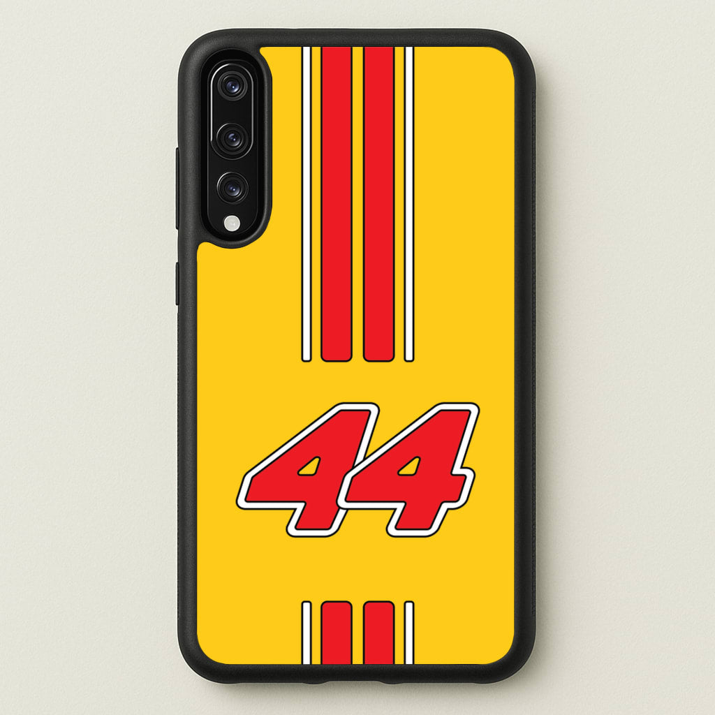 Retro Yellow And Red Hamilton  - F1 Phone Case for Huawei P20 Pro