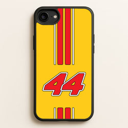Retro Yellow And Red Hamilton  - F1 Phone Case for iPhone 6 / 7 / 8 / SE