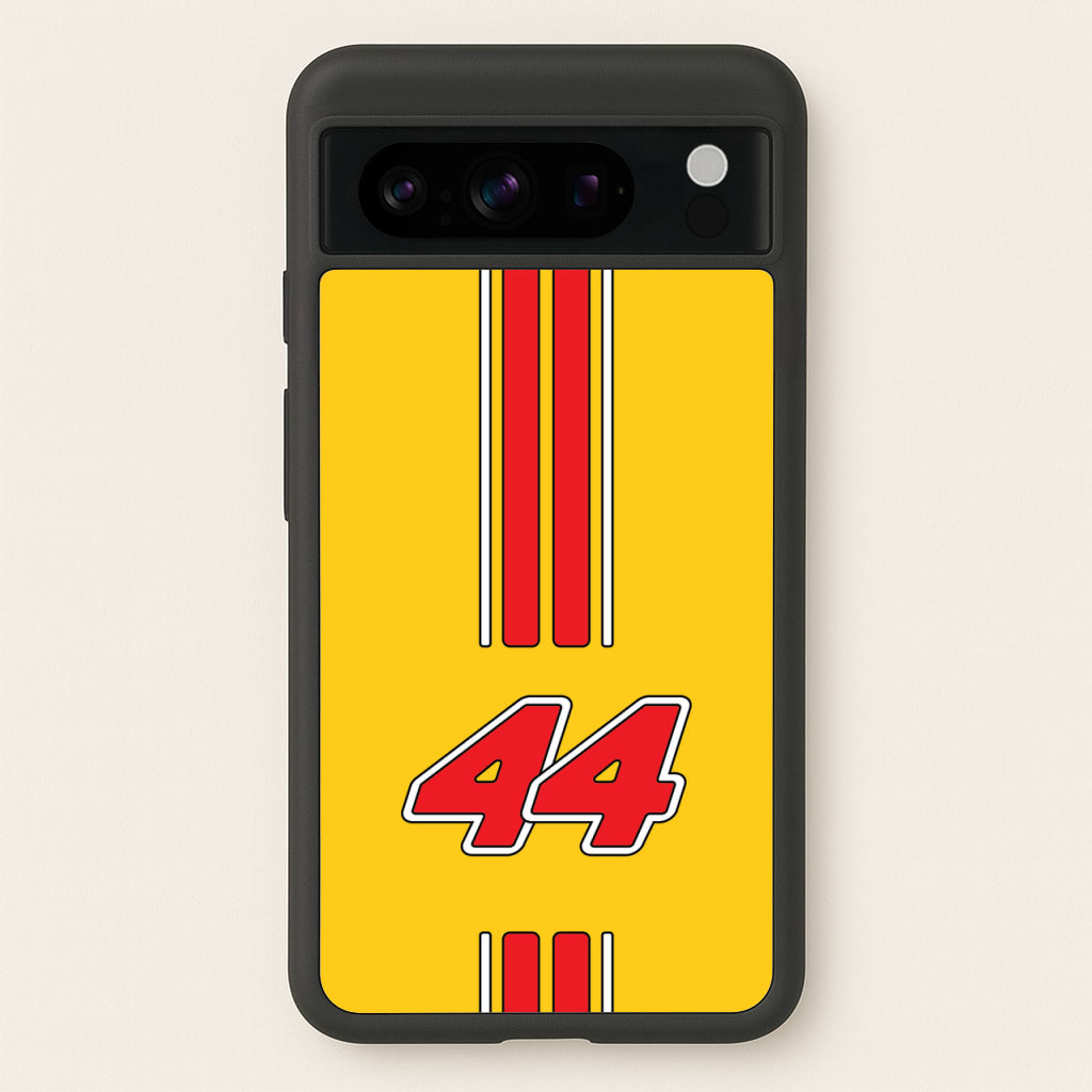 Retro Yellow And Red Hamilton  - F1 Phone Case for Google Pixel 8 Pro