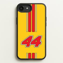 Retro Yellow And Red Hamilton  - F1 Phone Case for iPhone 6 Plus / 7 Plus / 8 Plus