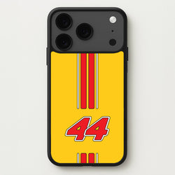 Retro Yellow And Red Hamilton Phone Case for iPhone 17 Pro Max