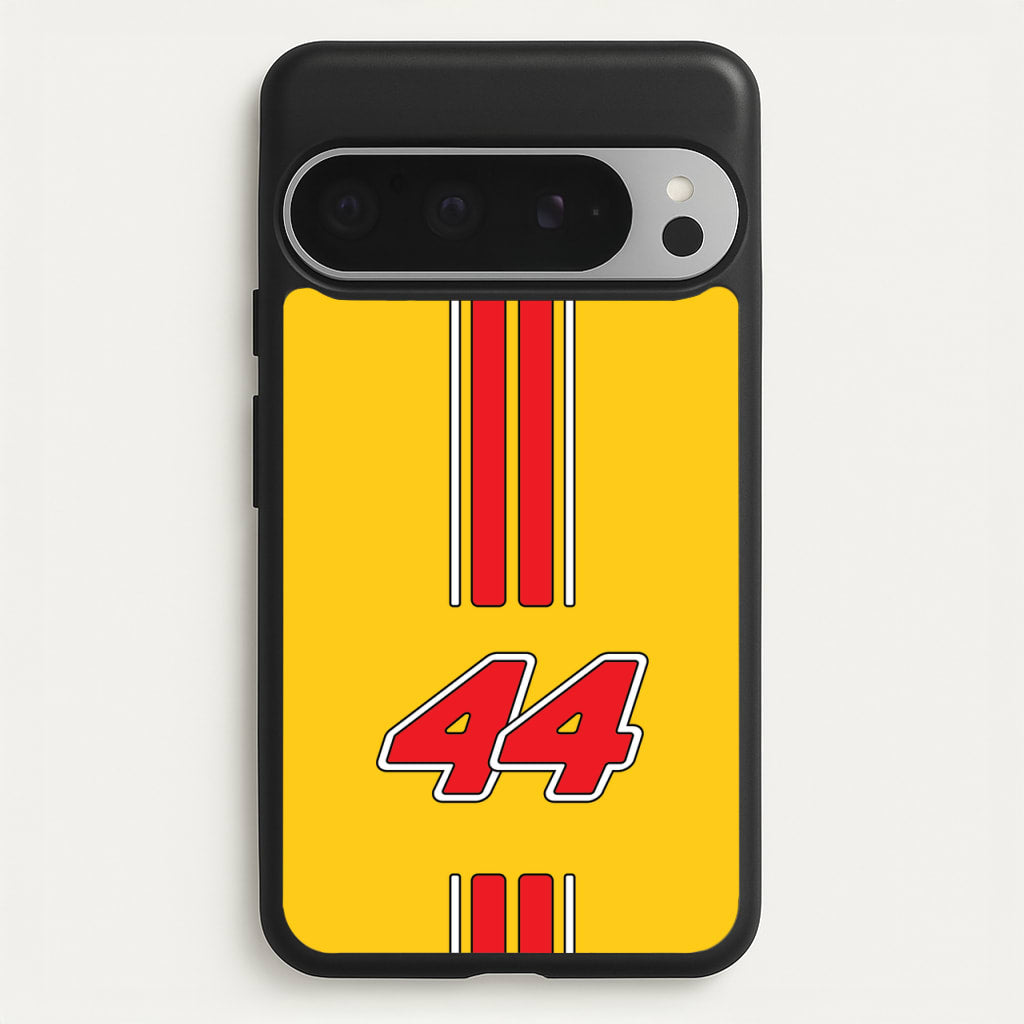 Retro Yellow And Red Hamilton  - F1 Phone Case for Google Pixel 9 Pro XL