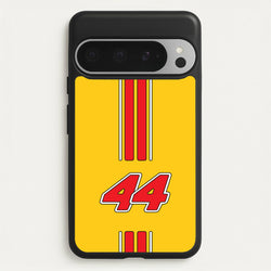 Retro Yellow And Red Hamilton  - F1 Phone Case for Google Pixel 9 Pro XL