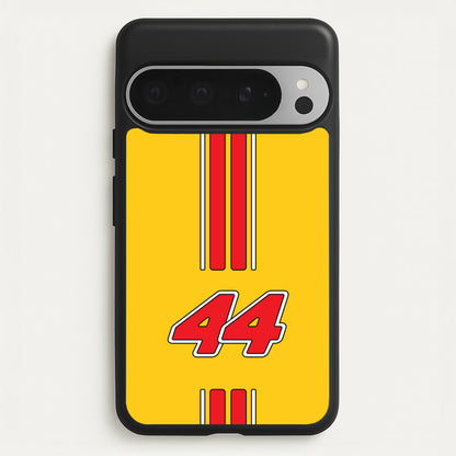 Retro Yellow And Red Hamilton  - F1 Phone Case for Google Pixel 9 Pro XL