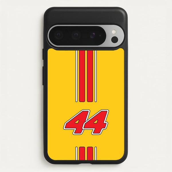 Retro Yellow And Red Hamilton  - F1 Phone Case for Google Pixel 9 Pro XL
