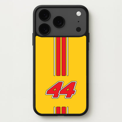 Retro Yellow And Red Hamilton Phone Case for iPhone 17 Pro