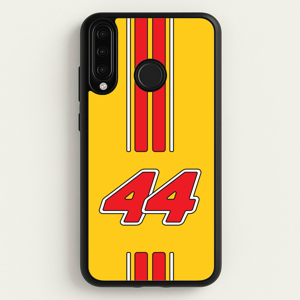 Retro Yellow And Red Hamilton  - F1 Phone Case for Huawei P30 Lite