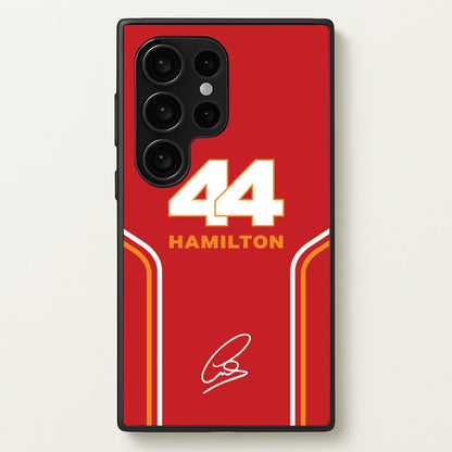 Stripes 44 Hamilton  - F1 Phone Case for Galaxy S24 Ultra