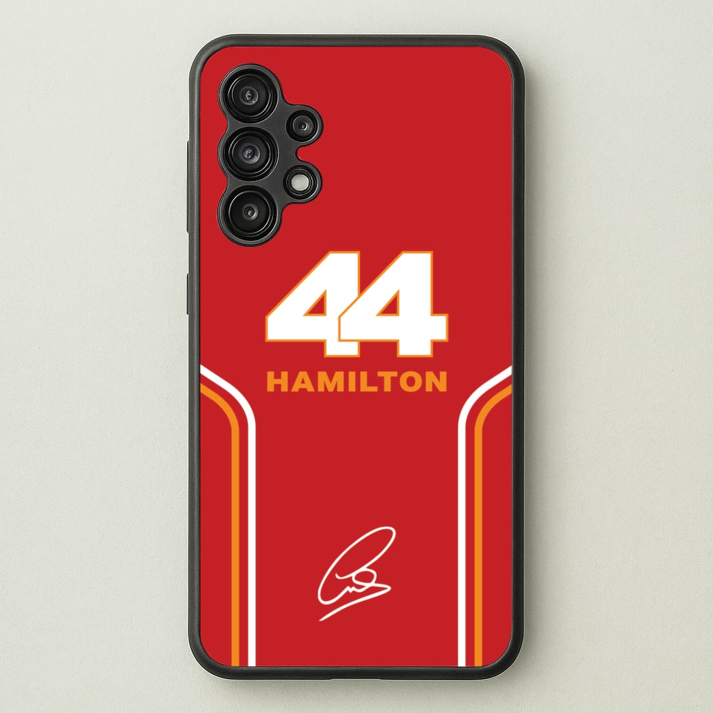 Stripes 44 Hamilton  - F1 Phone Case for Galaxy A13