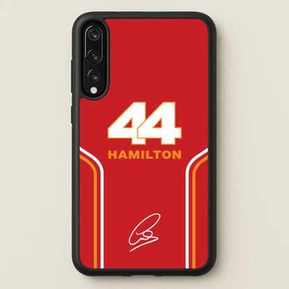 Stripes 44 Hamilton  - F1 Phone Case for Huawei P20 Pro