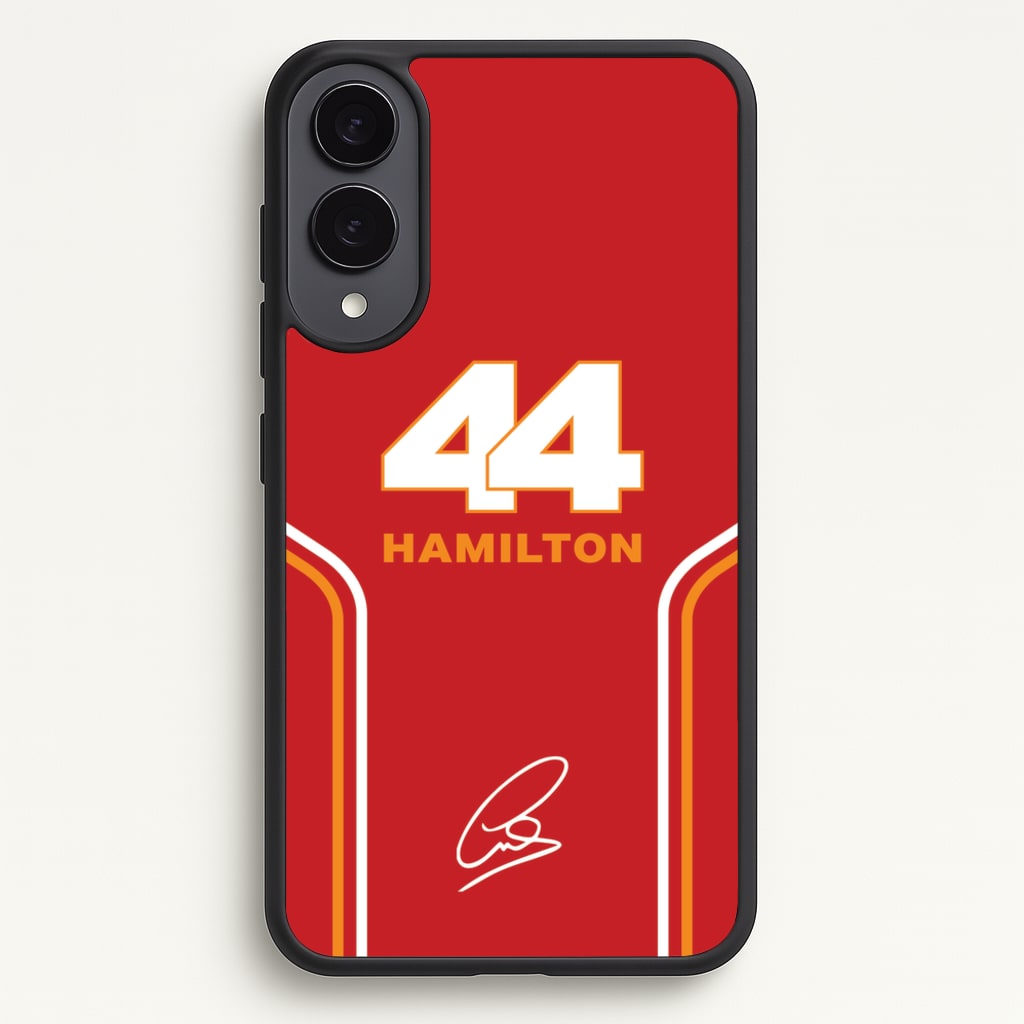 Stripes 44 Hamilton  - F1 Phone Case for Galaxy S25 Edge