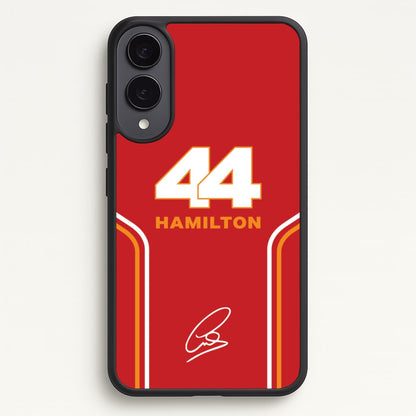 Stripes 44 Hamilton  - F1 Phone Case for Galaxy S25 Edge
