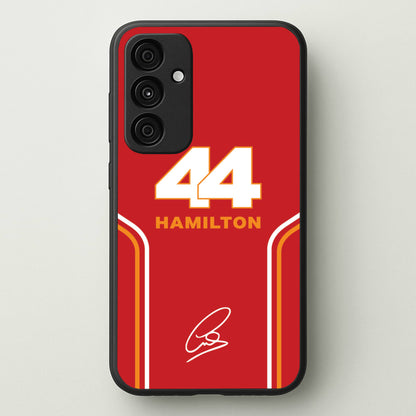 Stripes 44 Hamilton  - F1 Phone Case for Galaxy A35