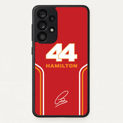 Stripes 44 Hamilton  - F1 Phone Case for Galaxy A33