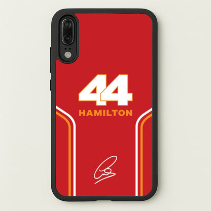 Stripes 44 Hamilton  - F1 Phone Case for Huawei P20