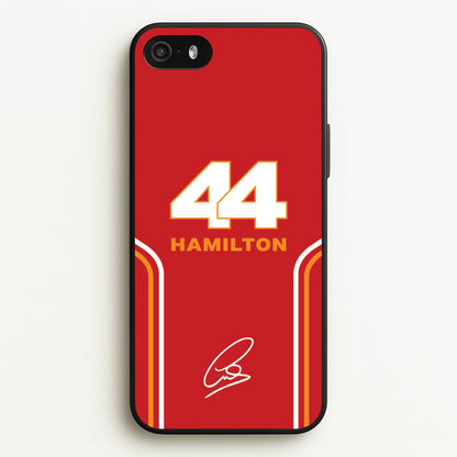 Stripes 44 Hamilton  - F1 Phone Case for iPhone 5 / 5s / SE 2016
