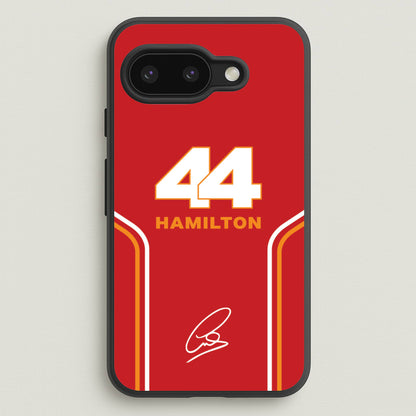Stripes 44 Hamilton  - F1 Phone Case for Google Pixel 9a