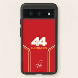 Stripes 44 Hamilton  - F1 Phone Case for Google Pixel 8a