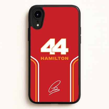 Stripes 44 Hamilton  - F1 Phone Case for iPhone XR