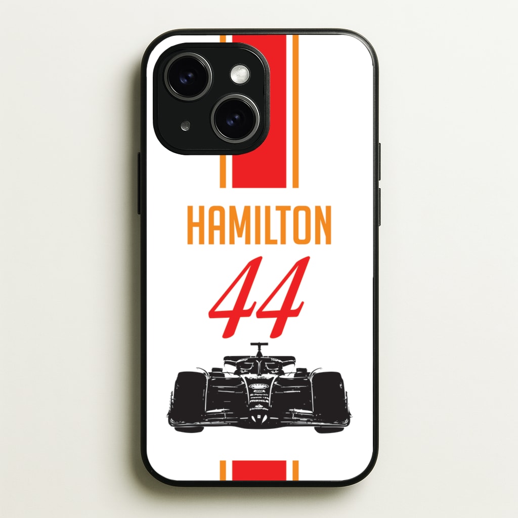 F1 Car Hamilton  - F1 Phone Case for iPhone 15
