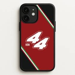 Dark Red Retro 44   - F1 Phone Case for iPhone 11