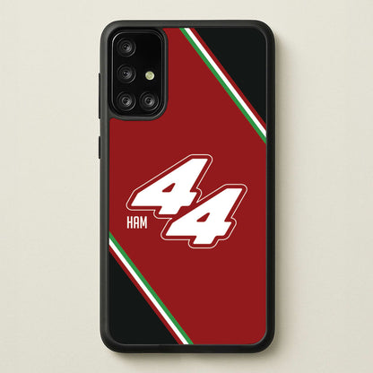 Dark Red Retro 44   - F1 Phone Case for Galaxy A71