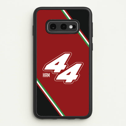 Dark Red Retro 44   - F1 Phone Case for Galaxy S10e
