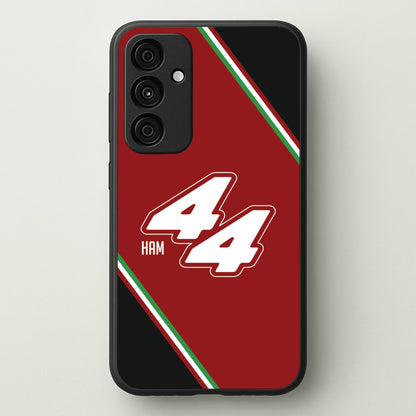 Dark Red Retro 44   - F1 Phone Case for Galaxy A55