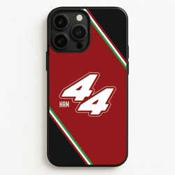 Dark Red Retro 44   - F1 Phone Case for iPhone 13 Pro Max