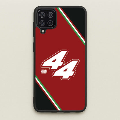 Dark Red Retro 44   - F1 Phone Case for Galaxy A12