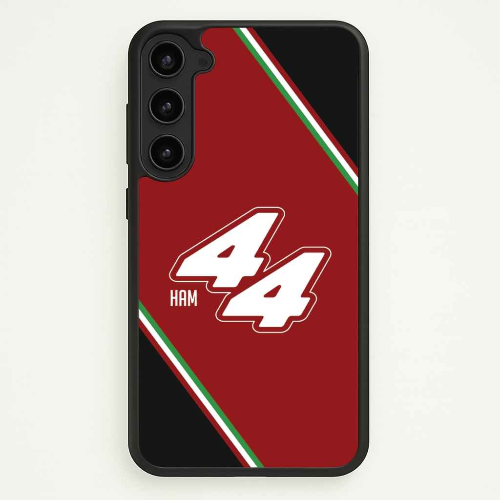 Dark Red Retro 44   - F1 Phone Case for Galaxy S23