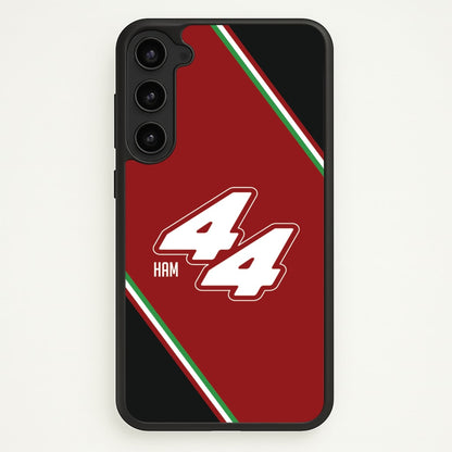 Dark Red Retro 44   - F1 Phone Case for Galaxy S23