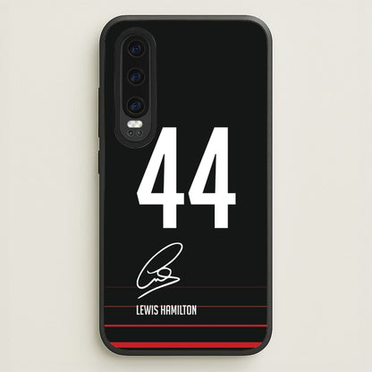 Hamilton Signature  - F1 Phone Case for Huawei P30