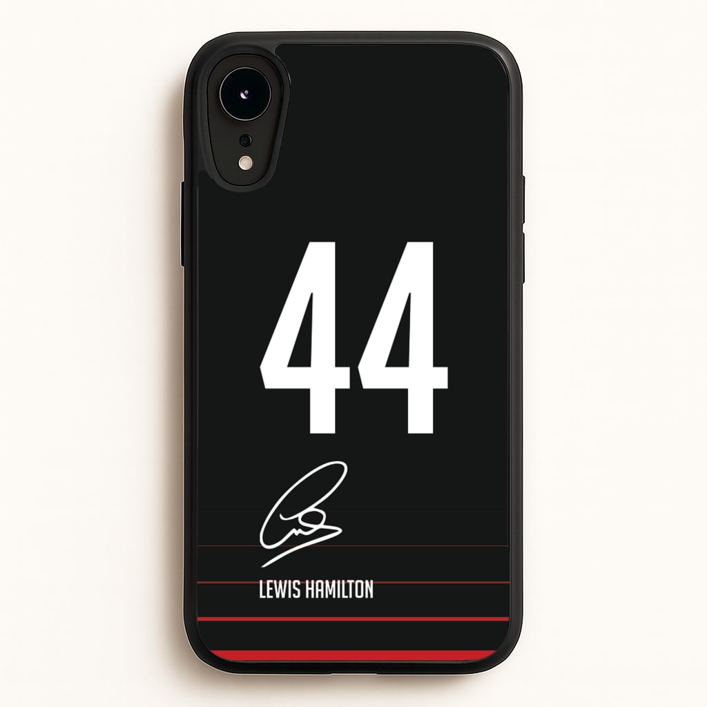 Hamilton Signature  - F1 Phone Case for iPhone XR
