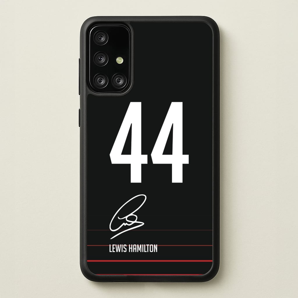 Hamilton Signature  - F1 Phone Case for Galaxy A71