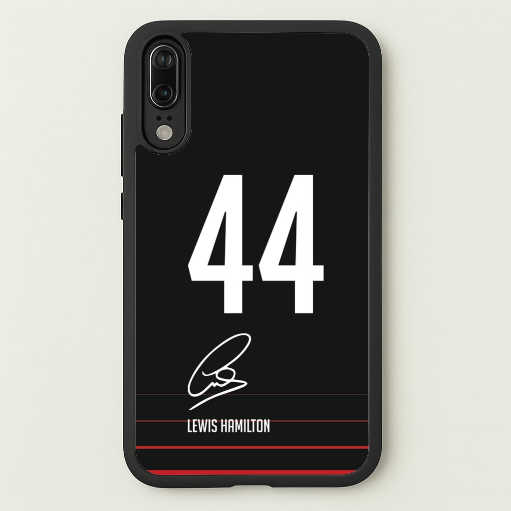 Hamilton Signature  - F1 Phone Case for Huawei P20