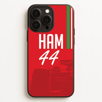 Dark Red Hamilton 44  - F1 Phone Case for iPhone 16 Pro Max