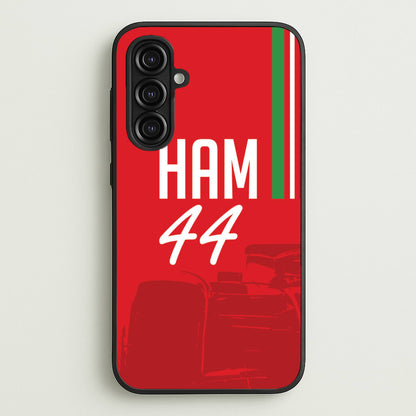 Dark Red Hamilton 44  - F1 Phone Case for Galaxy A16