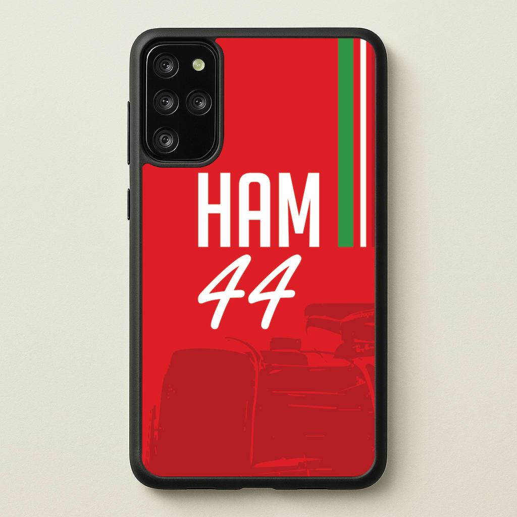 Dark Red Hamilton 44  - F1 Phone Case for Galaxy S20 Plus