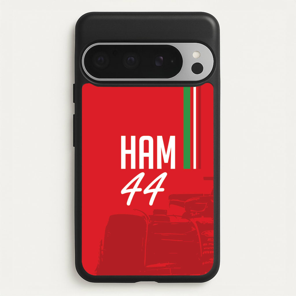 Dark Red Hamilton 44  - F1 Phone Case for Google Pixel 9 Pro XL
