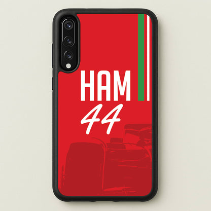 Dark Red Hamilton 44  - F1 Phone Case for Huawei P20 Pro