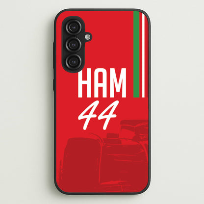 Dark Red Hamilton 44  - F1 Phone Case for Galaxy S23FE