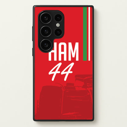 Dark Red Hamilton 44  - F1 Phone Case for Galaxy S24 Ultra