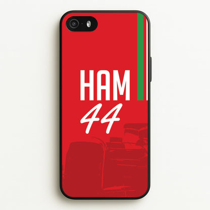 Dark Red Hamilton 44  - F1 Phone Case for iPhone 5 / 5s / SE 2016