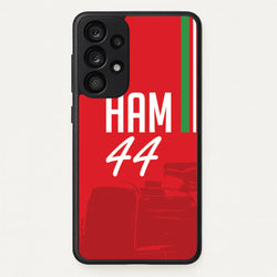 Dark Red Hamilton 44  - F1 Phone Case for Galaxy A53