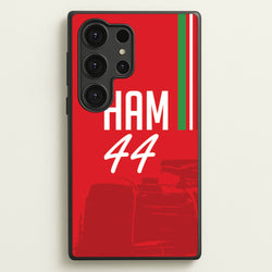 Dark Red Hamilton 44  - F1 Phone Case for Galaxy S25 Ultra