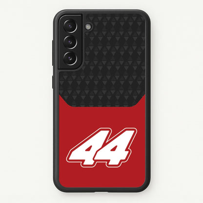 Red And Gray 44  - F1 Phone Case for Galaxy S21