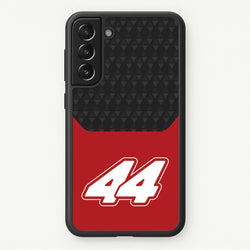 Red And Gray 44  - F1 Phone Case for Galaxy S21 Plus